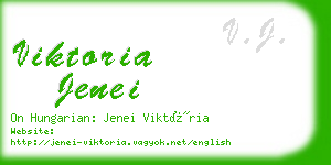 viktoria jenei business card